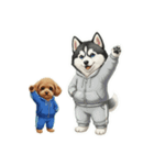 ワンコ大集合！犬好きのための年末年始挨拶（個別スタンプ：33）