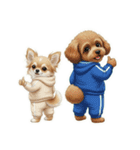 ワンコ大集合！犬好きのための年末年始挨拶（個別スタンプ：37）