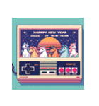 レトロゲーム 2026年 あけおめ 馬 年賀状（個別スタンプ：22）