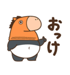 デブぱんだ（おデブな正月2026）（個別スタンプ：8）