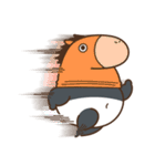 デブぱんだ（おデブな正月2026）（個別スタンプ：9）