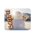 冬もクマちゃんといっしょ（個別スタンプ：6）