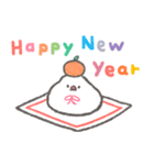 文鳥さんのあけおめスタンプ2026（個別スタンプ：1）