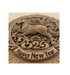 サンドアート 2026年 あけおめ 馬 年賀状（個別スタンプ：27）