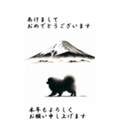 【BIGスタンプ】十二支全部 年賀 富士山（個別スタンプ：35）