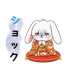 ふわふわうさぎの年末年始スタンプ❗️（個別スタンプ：25）