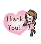 女の子達の年末年始スタンプ2026（個別スタンプ：37）