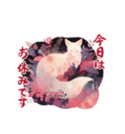 白狐のめでたき新春便り（個別スタンプ：30）