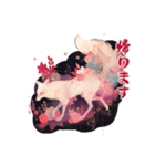 白狐のめでたき新春便り（個別スタンプ：35）