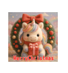 午年♡ユニコーンの冬＆年末年始スタンプ（個別スタンプ：25）