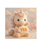 午年♡ユニコーンの冬＆年末年始スタンプ（個別スタンプ：36）