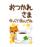 柴犬「ムサシ」ビッグ4 年末年始（個別スタンプ：34）