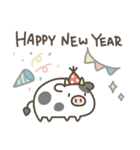 【ゆるかわ】毎年使える干支と猫（個別スタンプ：5）