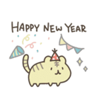 【ゆるかわ】毎年使える干支と猫（個別スタンプ：8）