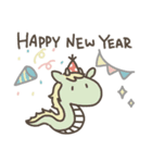 【ゆるかわ】毎年使える干支と猫（個別スタンプ：14）