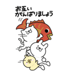 [BIG]つかいやすいねこです。お正月（個別スタンプ：33）