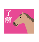 馬の話を聞いてくれ！正月パート7（個別スタンプ：7）