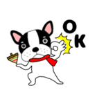 あけおめ】フレンチブルドックのブルちゃん（個別スタンプ：4）