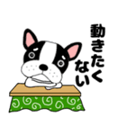 あけおめ】フレンチブルドックのブルちゃん（個別スタンプ：8）