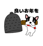 あけおめ】フレンチブルドックのブルちゃん（個別スタンプ：24）