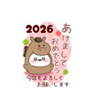 【シマエナガ】ビッグお正月♥毎年使える20（個別スタンプ：2）