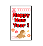 かわいい午年の年賀状BIGスタンプ（個別スタンプ：5）
