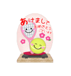 【テニス】ビッグお正月♥毎年使える20（個別スタンプ：6）