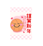 【バスケ】ビッグお正月♥毎年使える19（個別スタンプ：6）