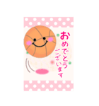 【バスケ】ビッグお正月♥毎年使える19（個別スタンプ：12）