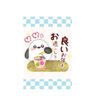 【シマエナガ】ビッグお正月♥毎年使える19（個別スタンプ：10）