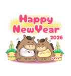 シマエナガ/毎年使える♥年末年始(名前23)（個別スタンプ：13）