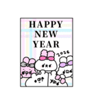 enacocoの年賀状2026（個別スタンプ：12）