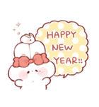 毎年使える、年末年始のもちうさちゃん.（個別スタンプ：11）