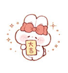 毎年使える、年末年始のもちうさちゃん.（個別スタンプ：19）