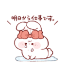 毎年使える、年末年始のもちうさちゃん.（個別スタンプ：36）