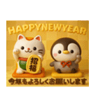 ペンギンのぺんぺん♡お正月-うまどし-（個別スタンプ：18）