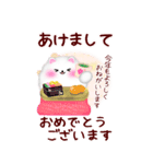 (ポメラニアン)ビッグお正月♥毎年使える20（個別スタンプ：3）