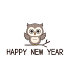 2026◆飛び出す‼シンプルな年賀状（個別スタンプ：4）