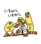 巳年から午年へひよこ人間ぴよあけおめ正月（個別スタンプ：3）