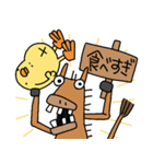 巳年から午年へひよこ人間ぴよあけおめ正月（個別スタンプ：27）