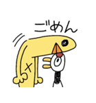 巳年から午年へひよこ人間ぴよあけおめ正月（個別スタンプ：34）