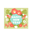 やさしい♡伝わるお正月のご挨拶（個別スタンプ：9）