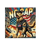 ゴールデンレトリーバー【最強・アメコミ】（個別スタンプ：2）