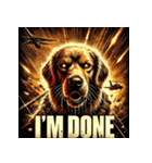 ゴールデンレトリーバー【最強・アメコミ】（個別スタンプ：6）