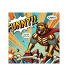 ゴールデンレトリーバー【最強・アメコミ】（個別スタンプ：13）