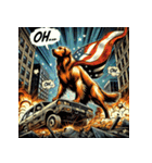 ゴールデンレトリーバー【最強・アメコミ】（個別スタンプ：21）