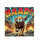 ゴールデンレトリーバー【最強・アメコミ】（個別スタンプ：22）