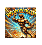 ゴールデンレトリーバー【最強・アメコミ】（個別スタンプ：23）