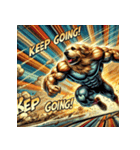 ゴールデンレトリーバー【最強・アメコミ】（個別スタンプ：27）