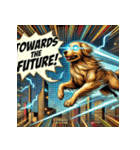 ゴールデンレトリーバー【最強・アメコミ】（個別スタンプ：29）